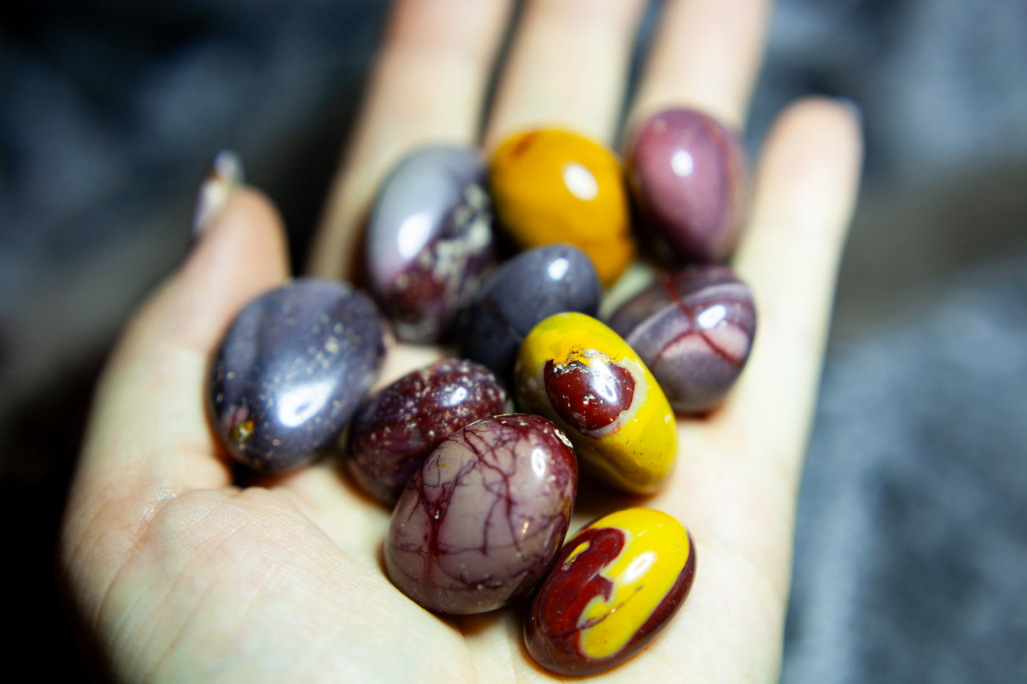 Mookait Jaspis - trumlad