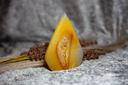 Druzy Agat - flamma friform 1