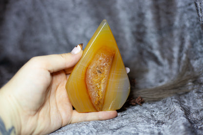 Druzy Agat - flamma friform 1