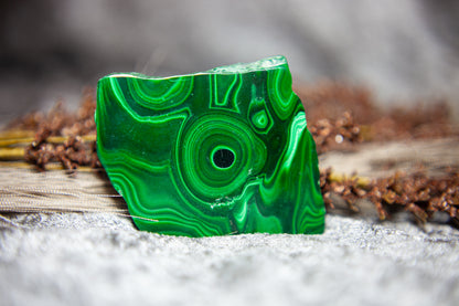 Malachite - standing slab