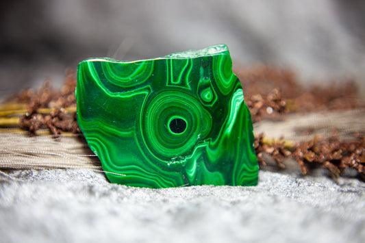 Malakit - stående slab 3