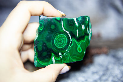 Malachite - standing slab