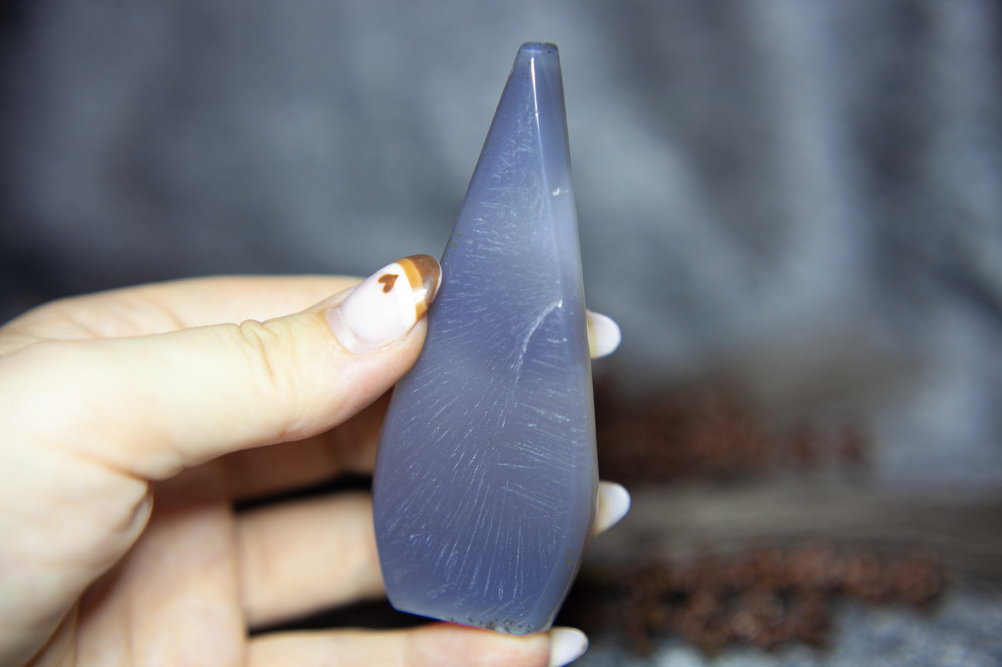 Druzy Agat - flamma friform 2