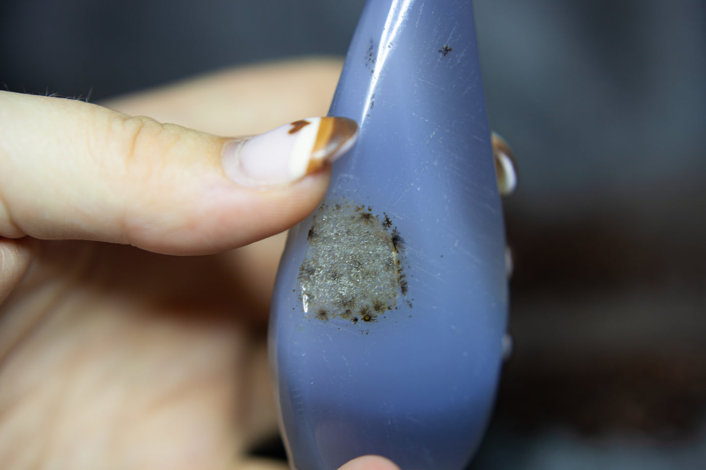 Druzy Agat - flamma friform 2