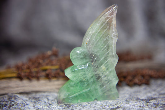 Fluorite - large seated fairy NOT DONE