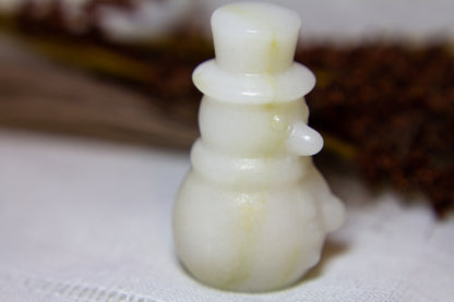 Vit Jade - Stor Snögubbe ☃︎