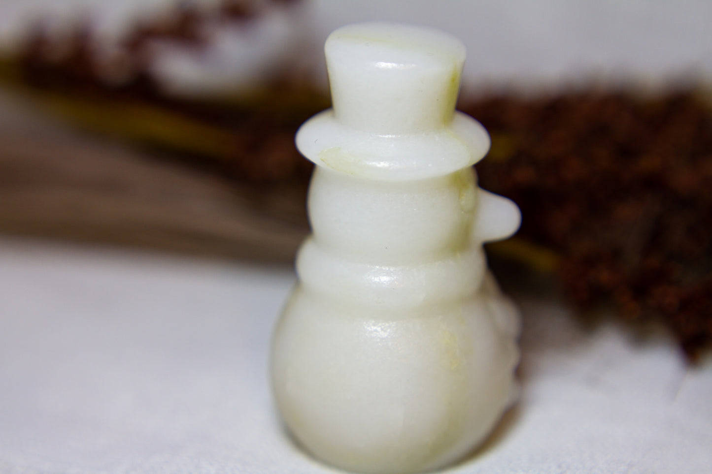 Vit Jade - Stor Snögubbe ☃︎