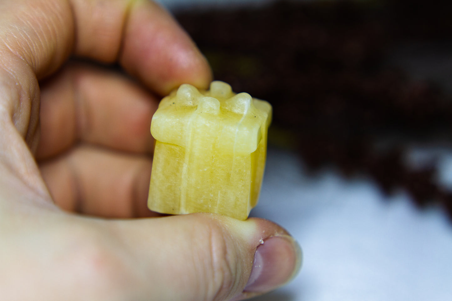 Orange Kalcit - Julklapp 𐙚