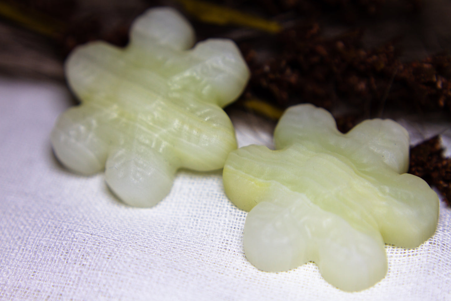 Grön Onyx - Snöflinga ❆