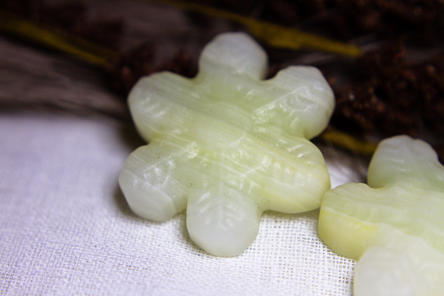 Grön Onyx - Snöflinga ❆