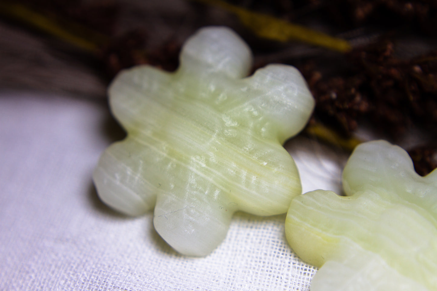 Grön Onyx - Snöflinga ❆