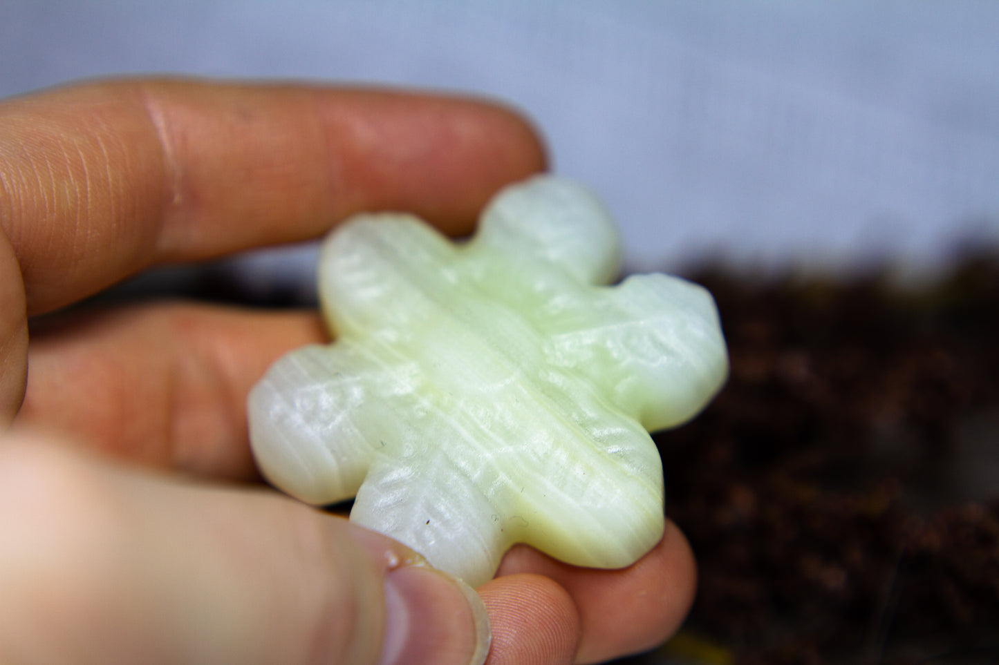 Grön Onyx - Snöflinga ❆