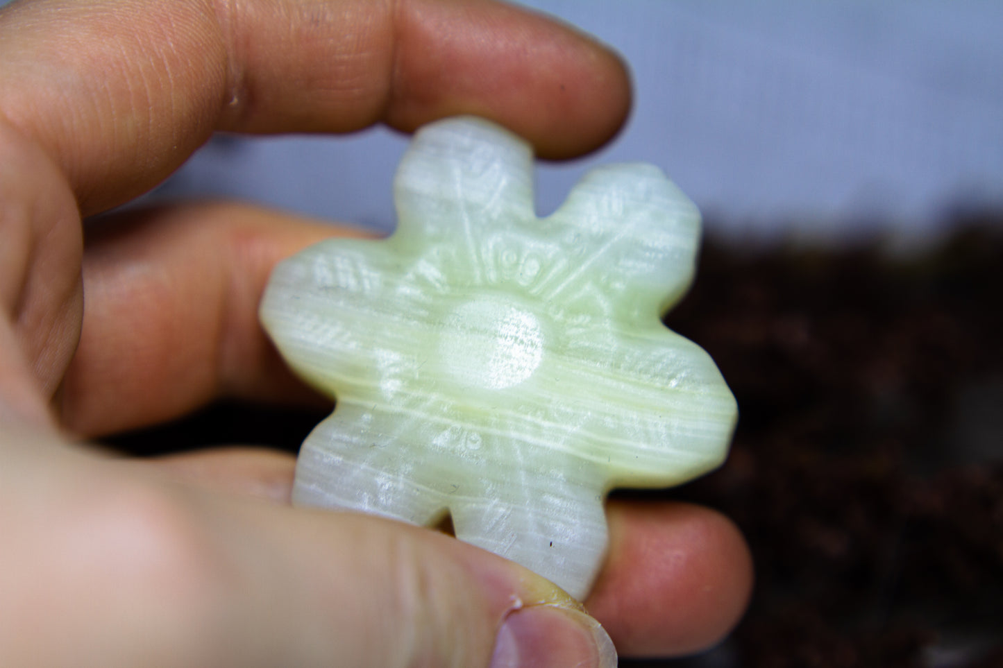 Grön Onyx - Snöflinga ❆