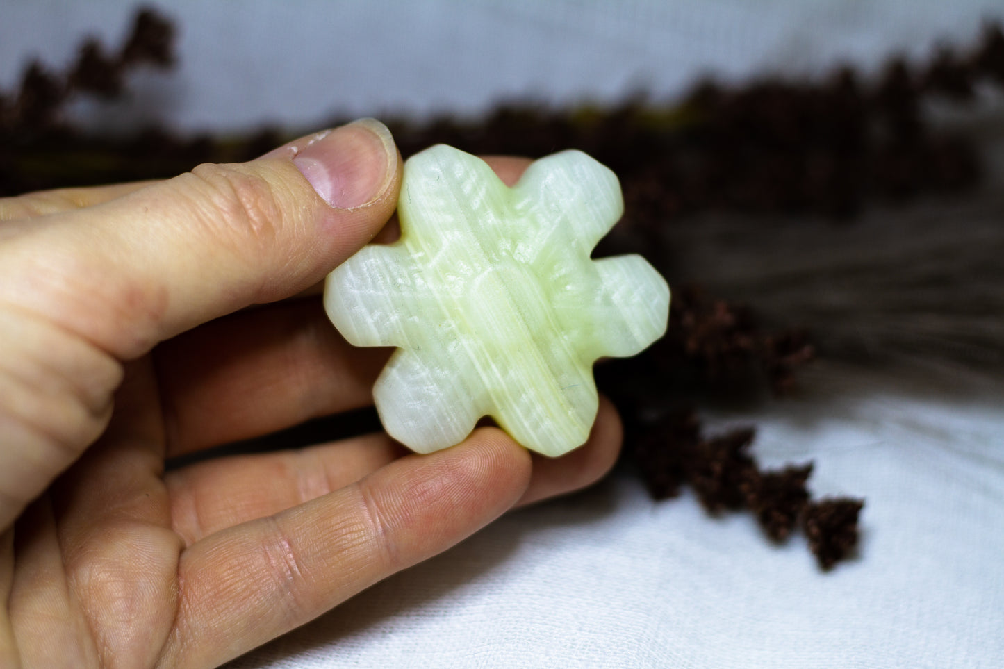 Grön Onyx - Snöflinga ❆