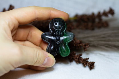 Zoisit med Rubin - Pepparkaksgubbe 𐀪