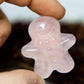 Rosenkvarts - Pepparkaksgubbe 𐀪