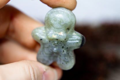 Labradorit - Pepparkaksgubbe 𐀪