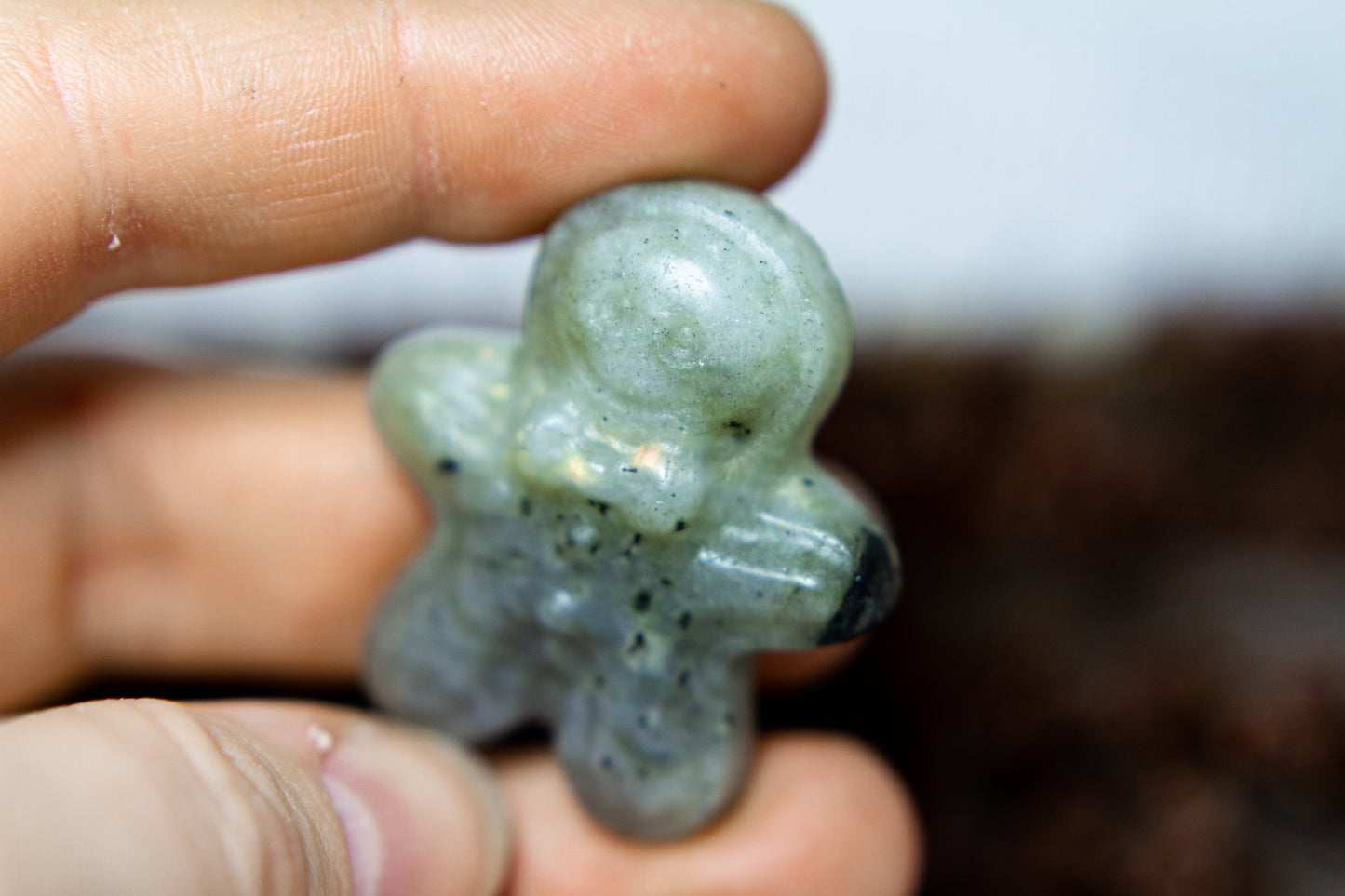 Labradorit - Pepparkaksgubbe 𐀪