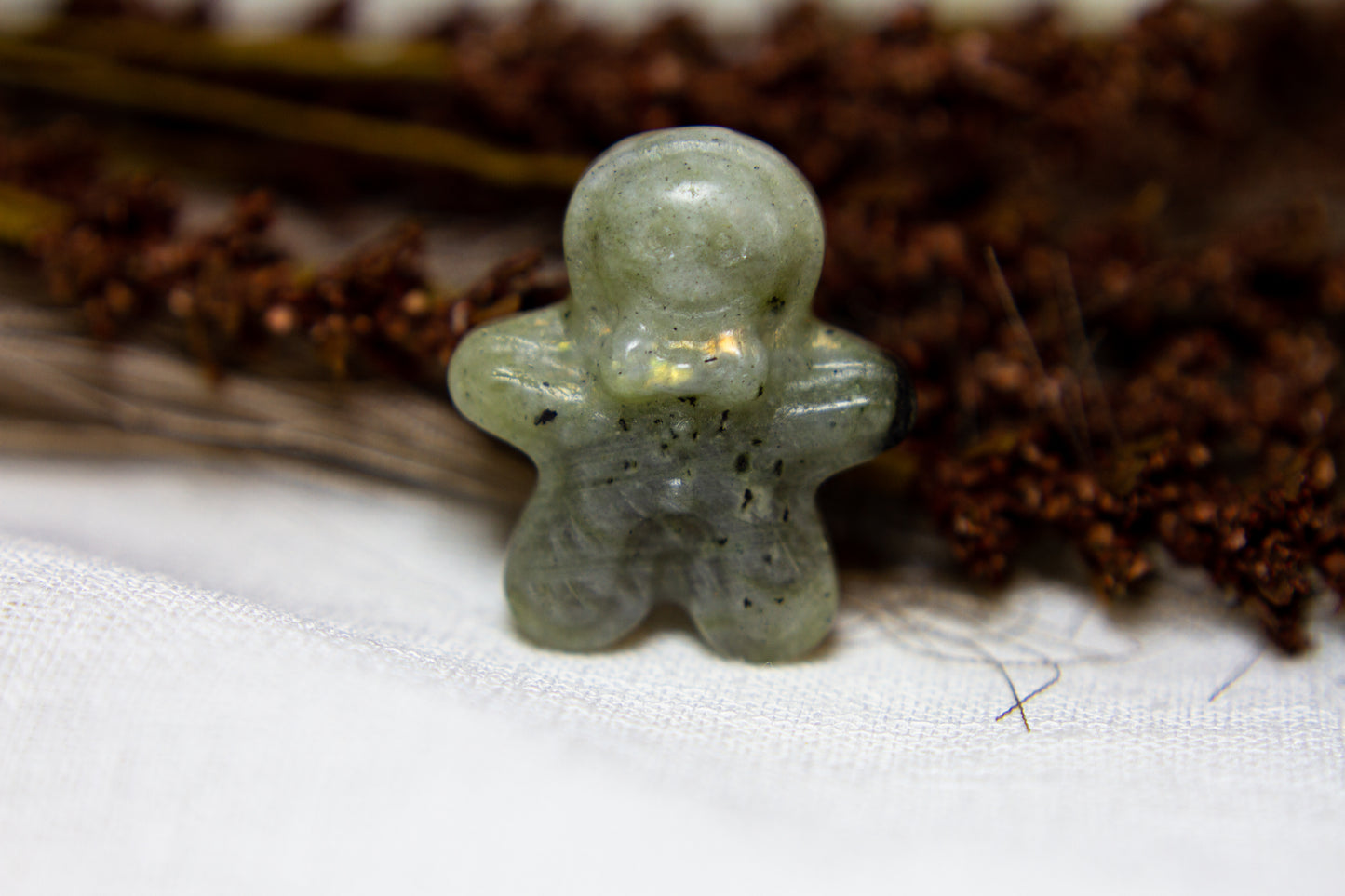 Labradorit - Pepparkaksgubbe 𐀪