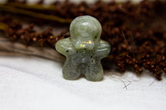 Labradorit - Pepparkaksgubbe 𐀪