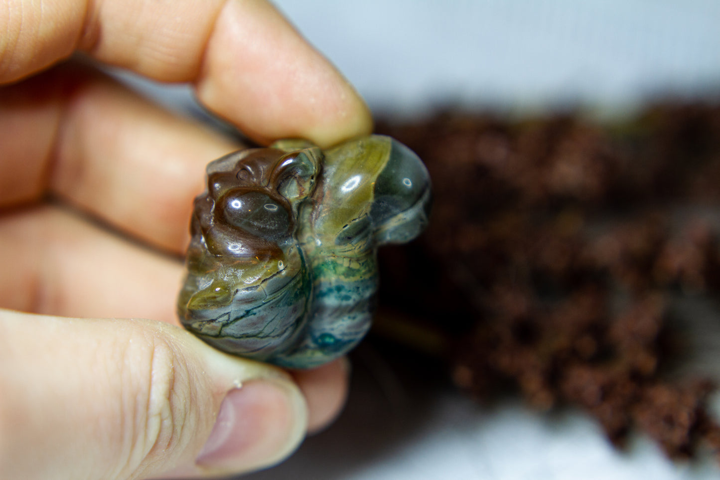 Polychrome Jaspis - Ekorre 🐿