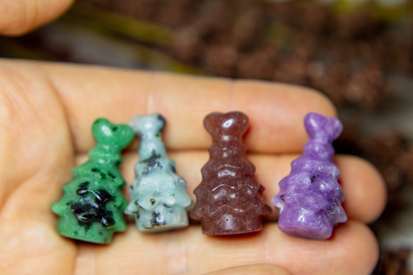 Julgranar med hjärtan 𖢔♡