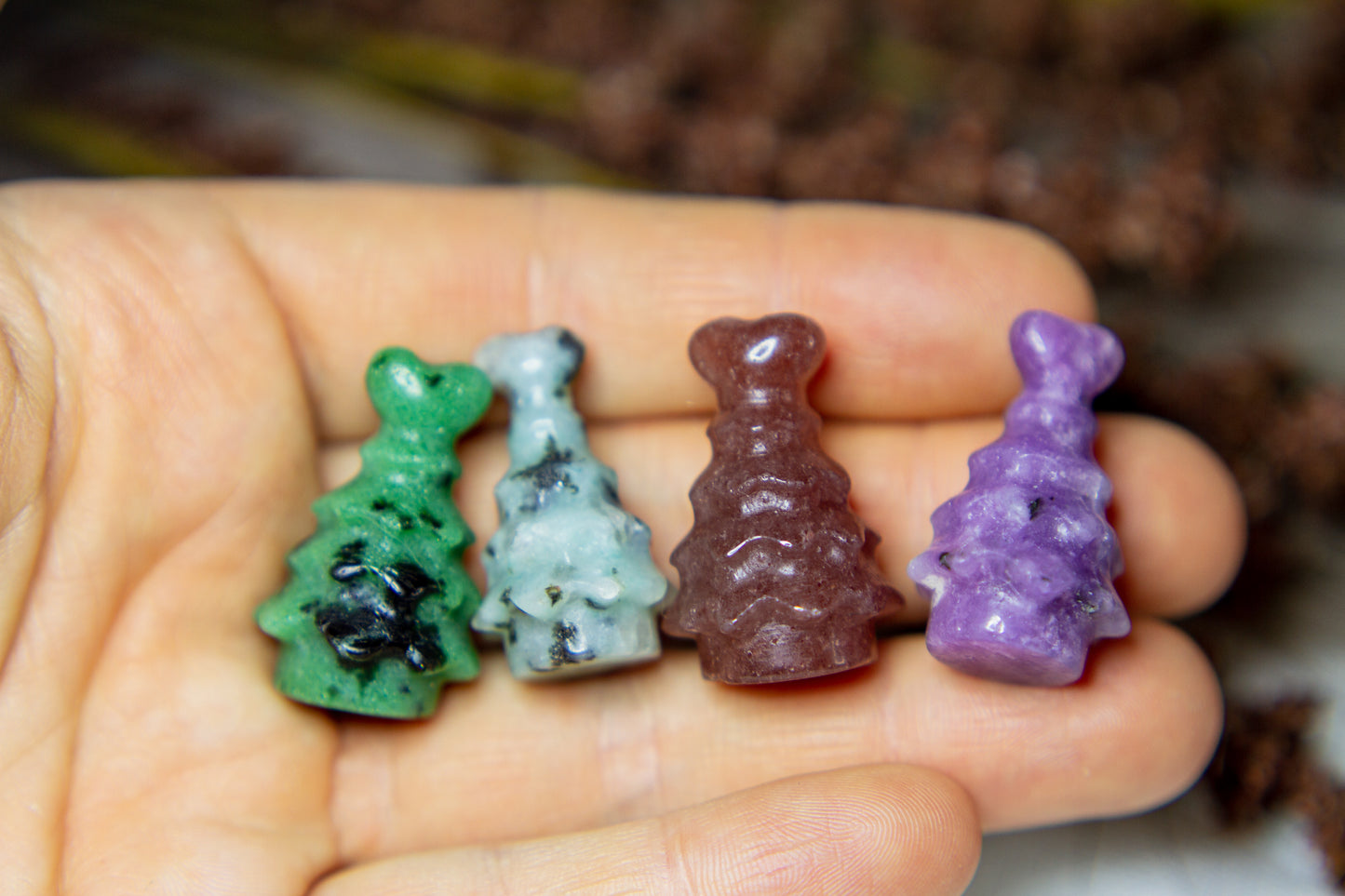 Julgranar med hjärtan 𖢔♡