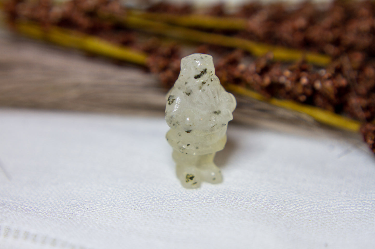 Grön Turmalinkvarts - Jultomte 𖠋