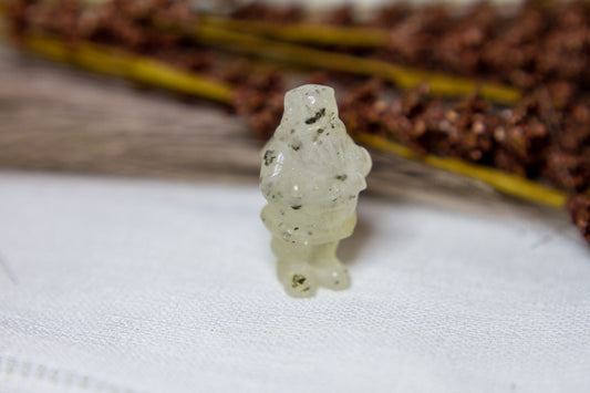 Grön Turmalinkvarts - Jultomte 𖠋