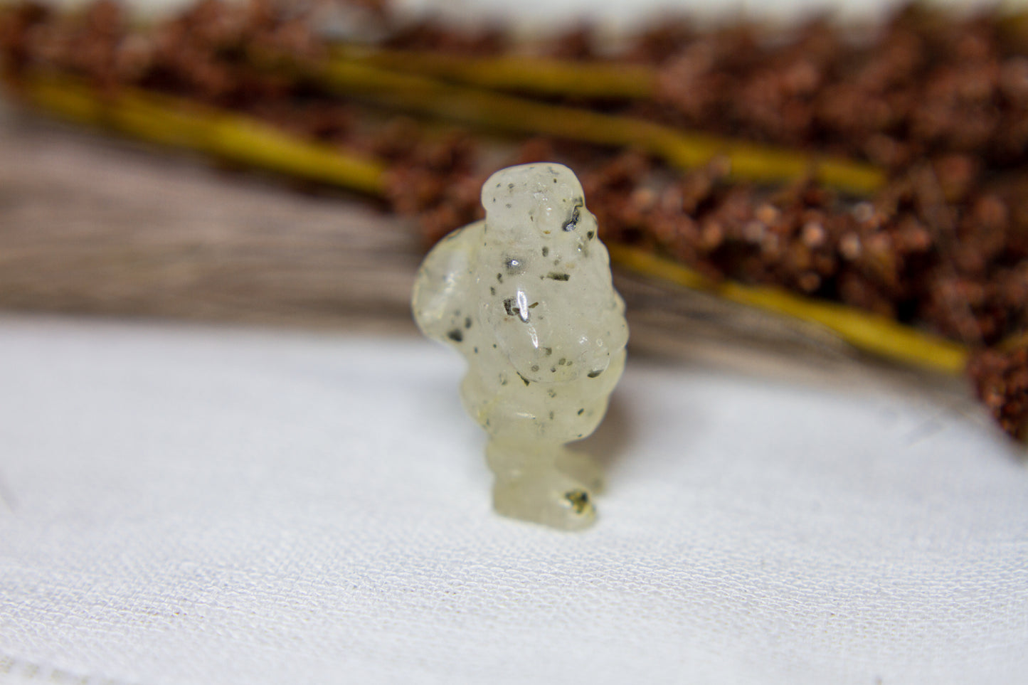 Grön Turmalinkvarts - Jultomte 𖠋