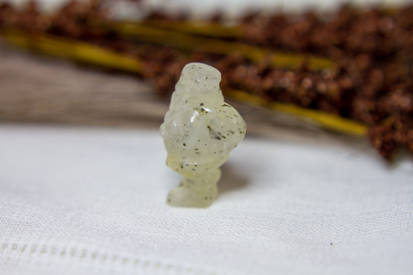 Grön Turmalinkvarts - Jultomte 𖠋