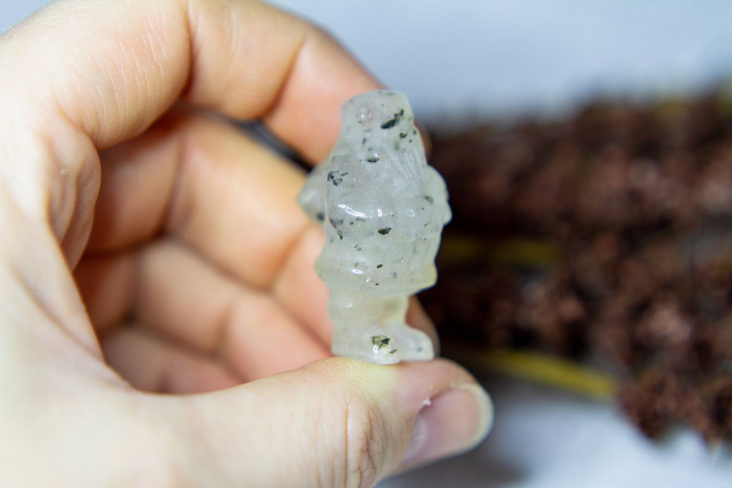 Grön Turmalinkvarts - Jultomte 𖠋