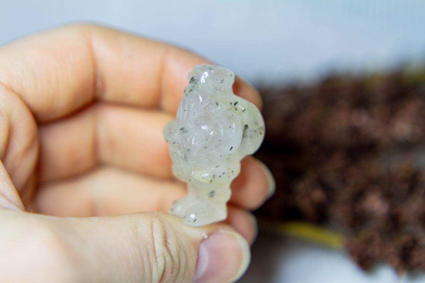 Grön Turmalinkvarts - Jultomte 𖠋