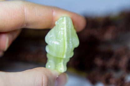 Grön Onyx - Jultomte 𖠋