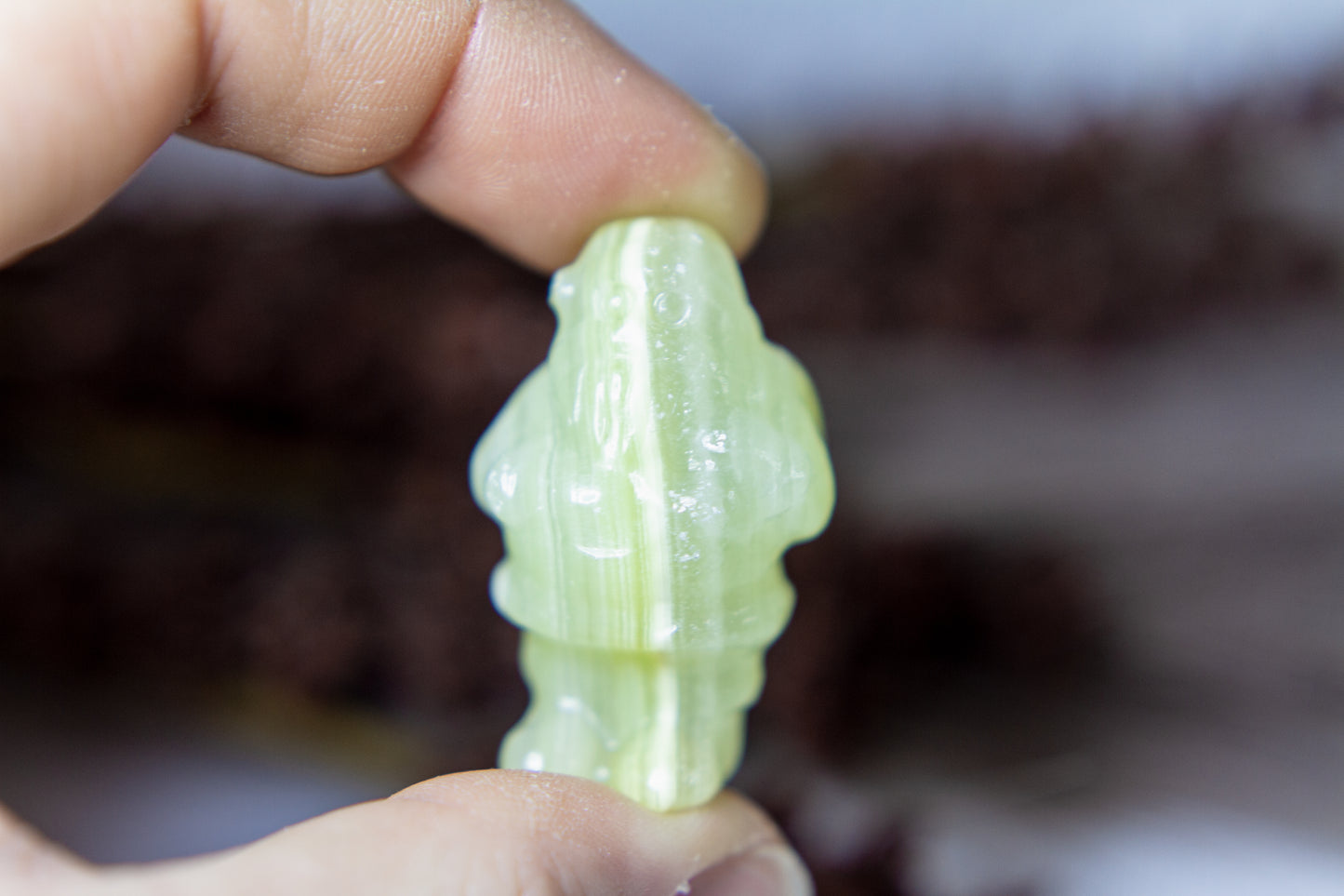 Grön Onyx - Jultomte 𖠋