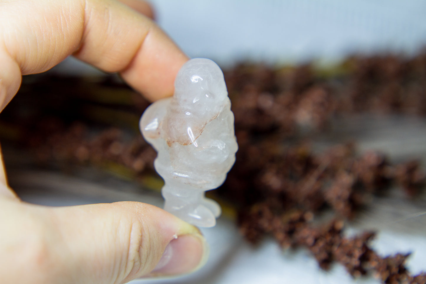 Kvarts (med Golden Healer) - Jultomte 𖠋