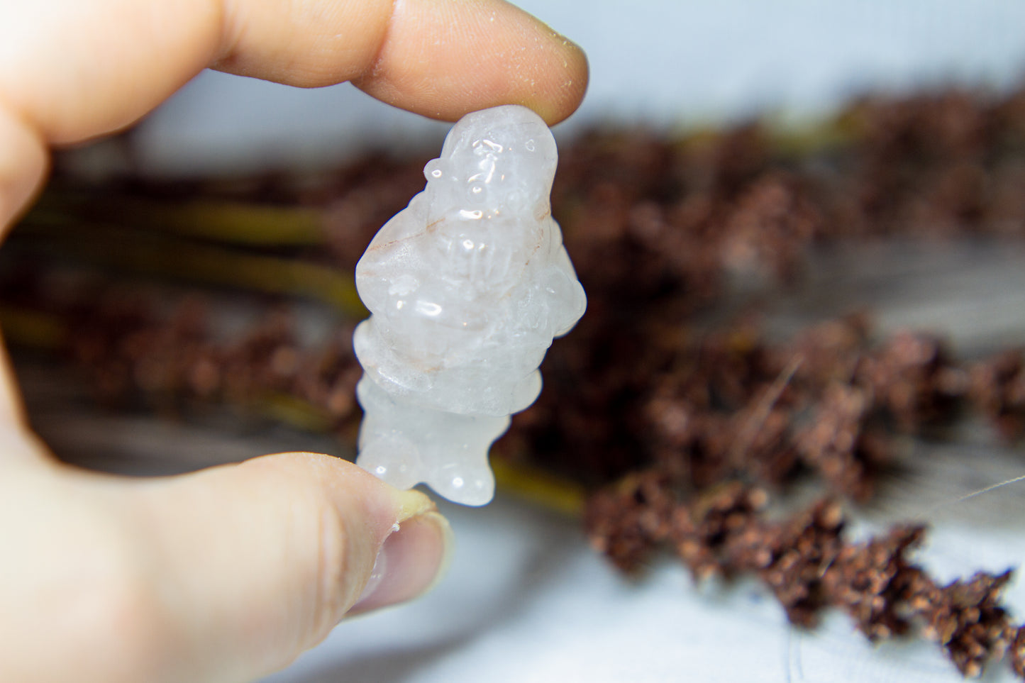 Kvarts (med Golden Healer) - Jultomte 𖠋