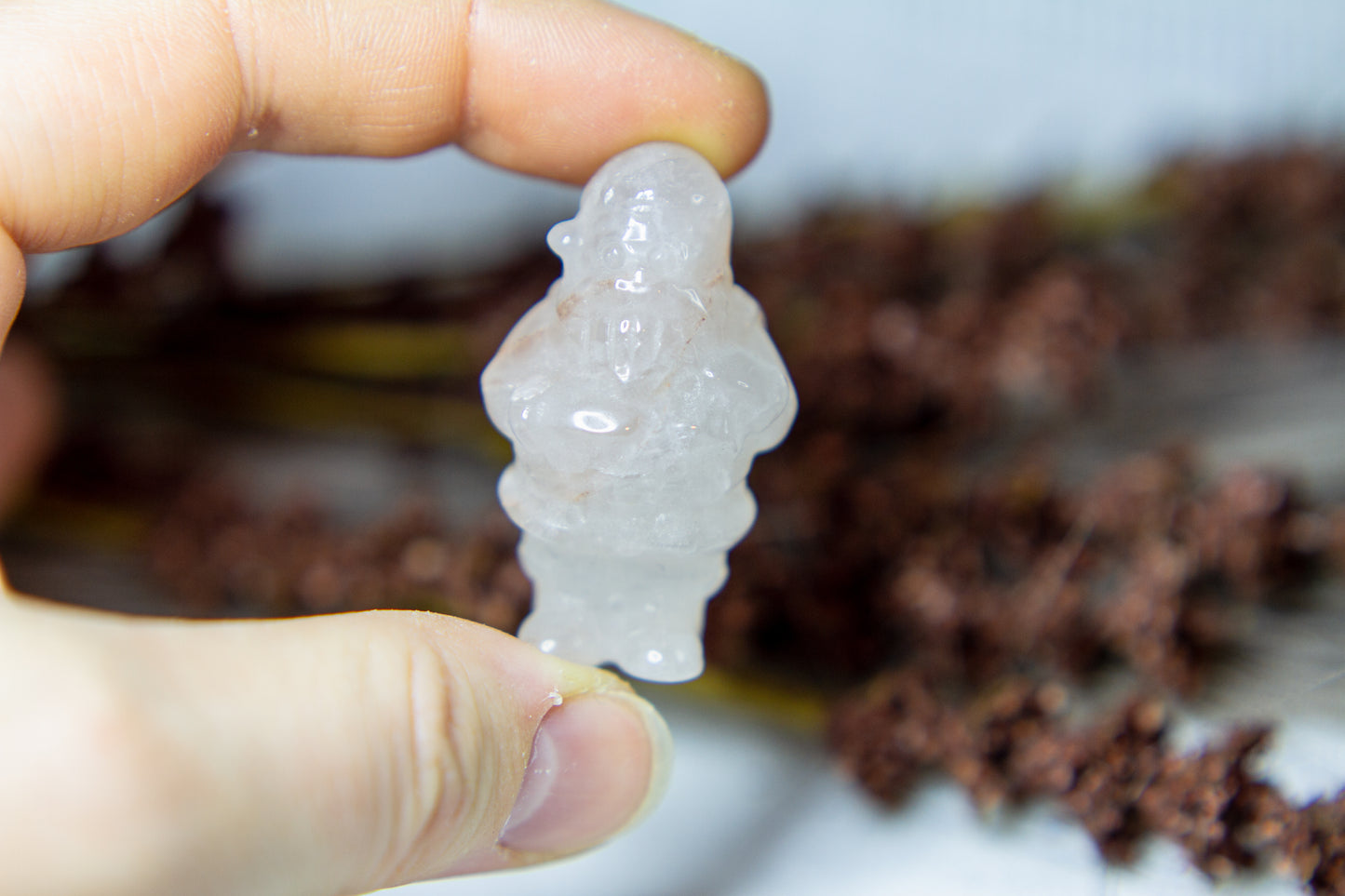 Kvarts (med Golden Healer) - Jultomte 𖠋