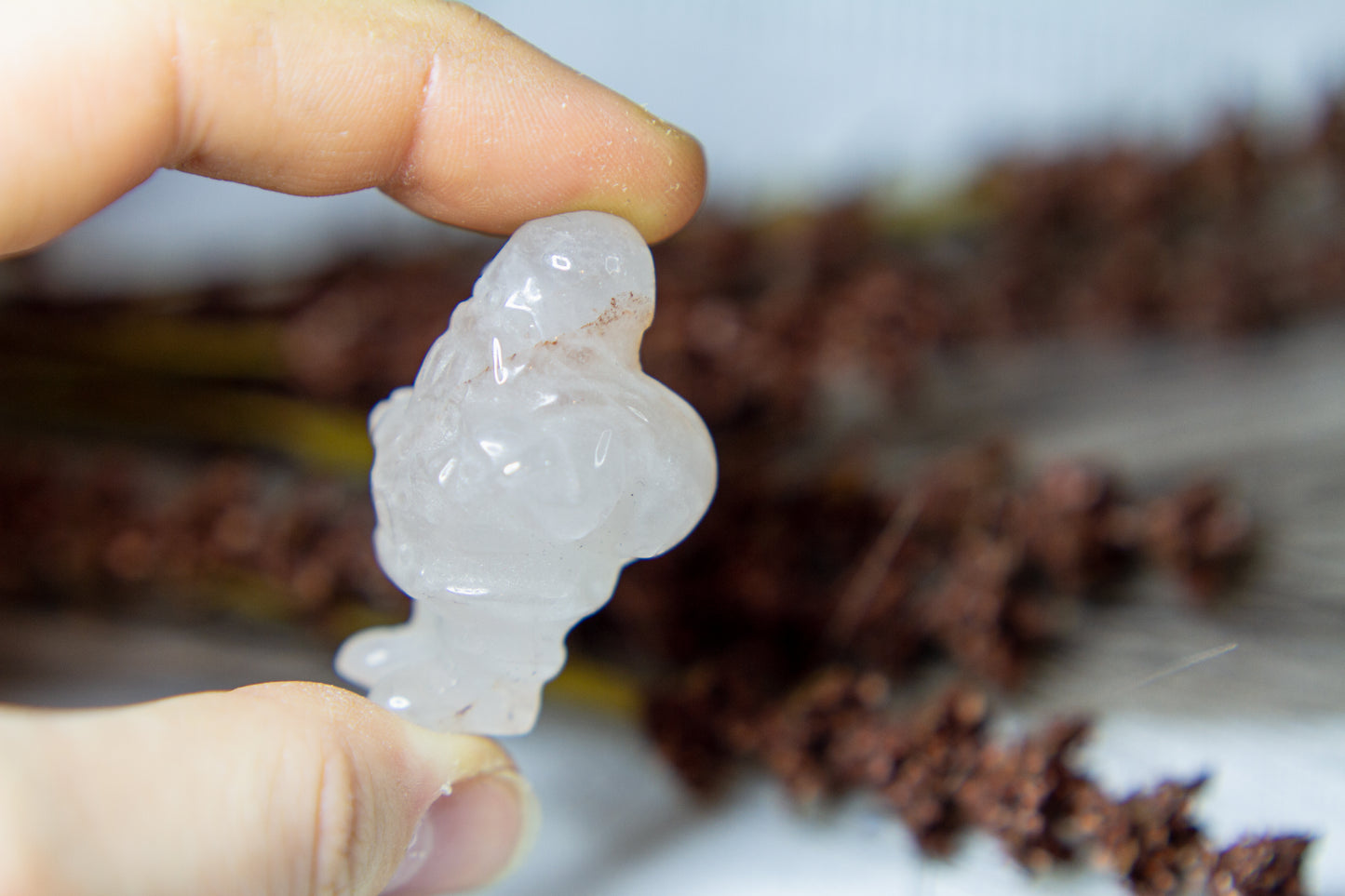 Kvarts (med Golden Healer) - Jultomte 𖠋