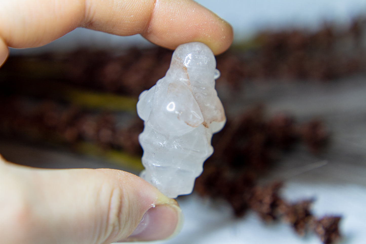 Kvarts (med Golden Healer) - Jultomte 𖠋