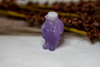 Lila Fluorit - Jultomte 𖠋