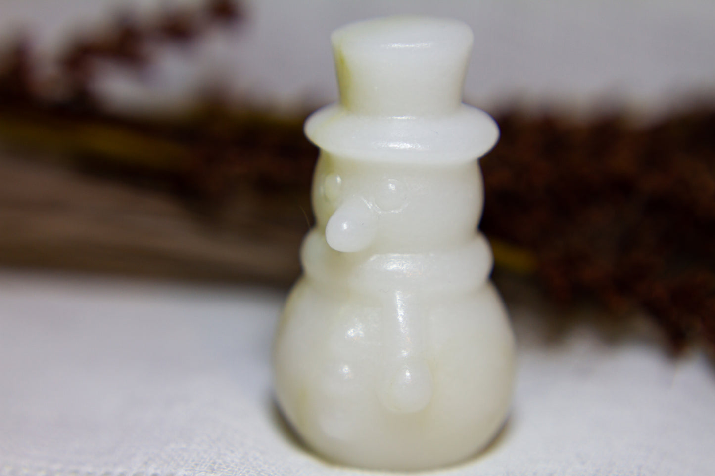 Vit Jade - Stor Snögubbe ☃︎