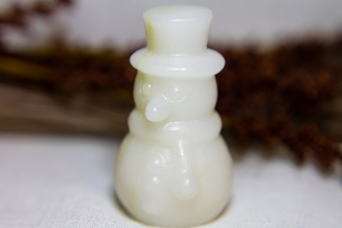 Vit Jade - Stor Snögubbe ☃︎