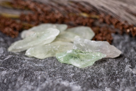 Prasiolit - rå