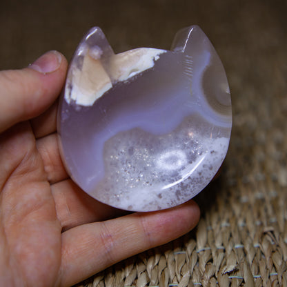 Blomsteragat - bowl cat
