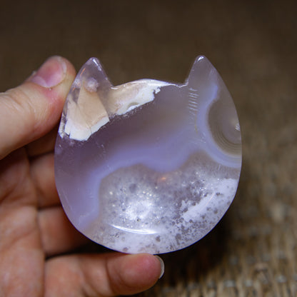 Blomsteragat - bowl cat