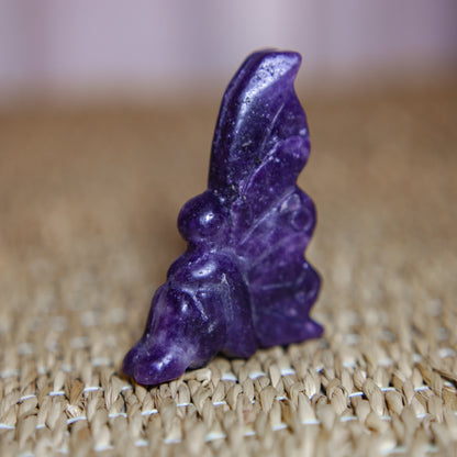 Lepidolite - seated fairy