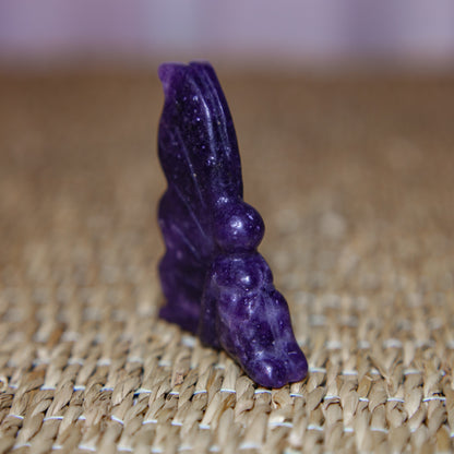 Lepidolite - seated fairy