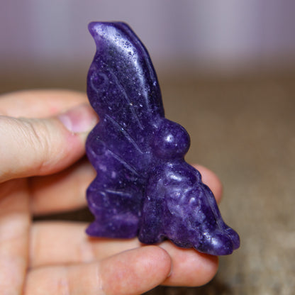 Lepidolite - seated fairy