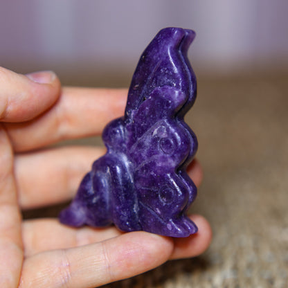 Lepidolite - seated fairy